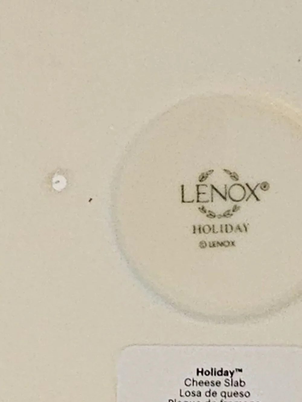 Lenox Christmas Cheeseboard with Handle